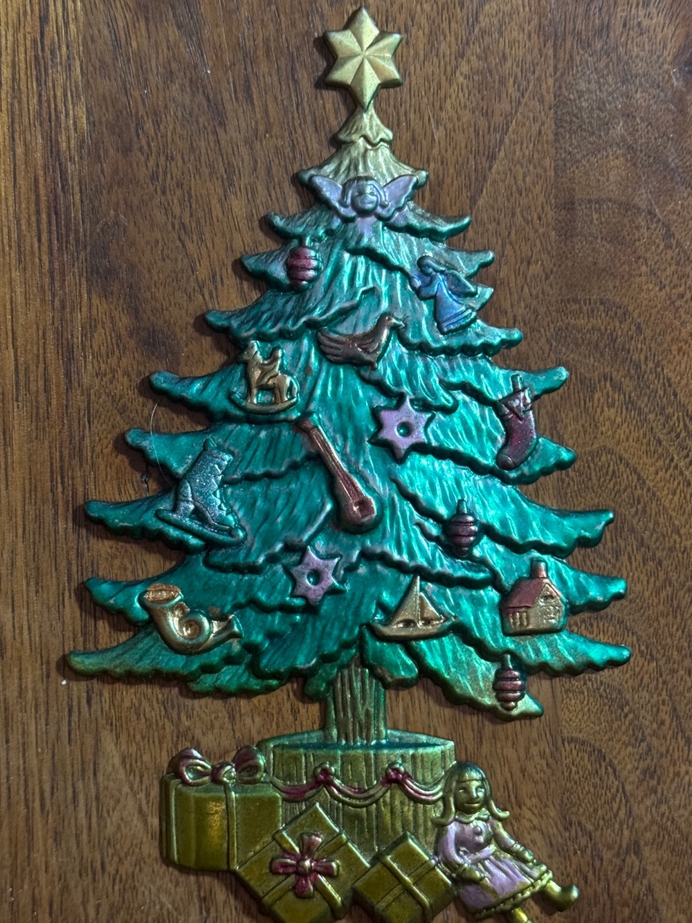 Metal Christmas Tree Wall Decor Ornament